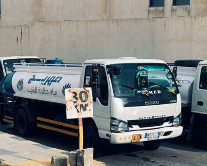 مؤسسة البيشي للمقاولات وايت مياه تغطية شاملة في كل الرياض لتوصيل المياه الصالحة للشرب